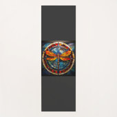 libel gekleurd glas yogamat (Voorkant)