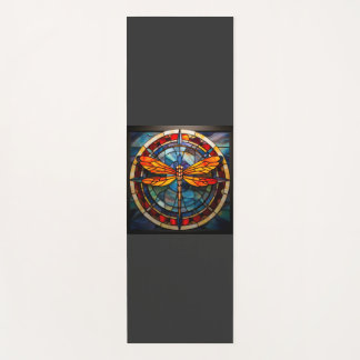 libel gekleurd glas yogamat