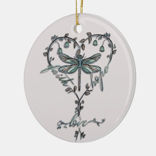  libel hart geloof hoop liefde keramisch ornament (Links)