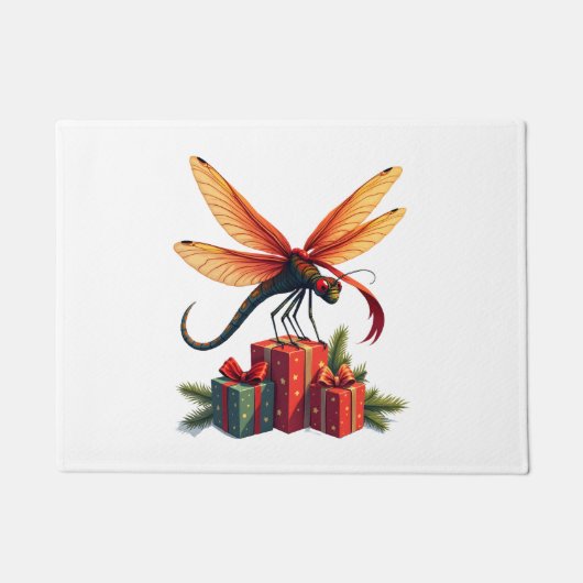 libel in cadeauverpakking deurmat (Voorkant)