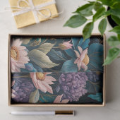 Libel in een bloementuin 's nachts tissuepapier (Geschenk)