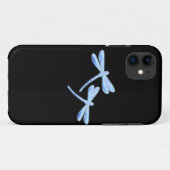 Libel iPhone Hoesje - Ijsblauw Glow (Achterkant (horizontaal))