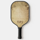  libel met aangepaste naam / monogram pickleball paddle (Achterkant)