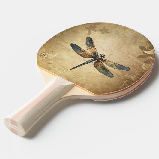 libel met aangepaste naam / monogram tafeltennisbatje (Voorkant Gekanteld)