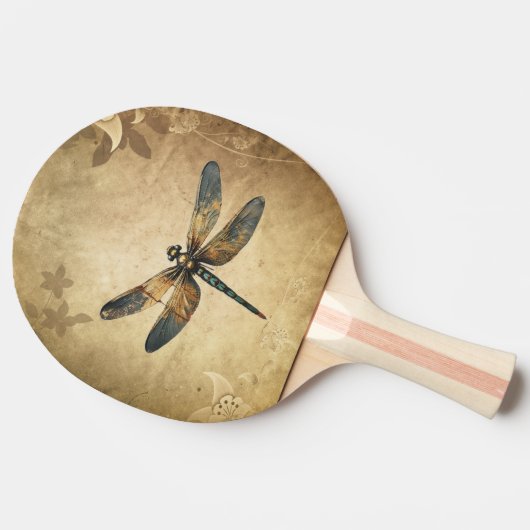  libel met aangepaste naam / monogram tafeltennisbatje (Zijkant)