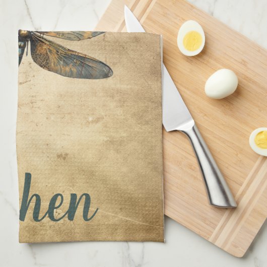  libel met aangepaste naam / monogram theedoek (Quarter Fold)