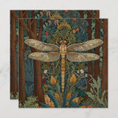  libel ontwerp romantisch boho botanisch kaart (Voorkant / Achterkant)