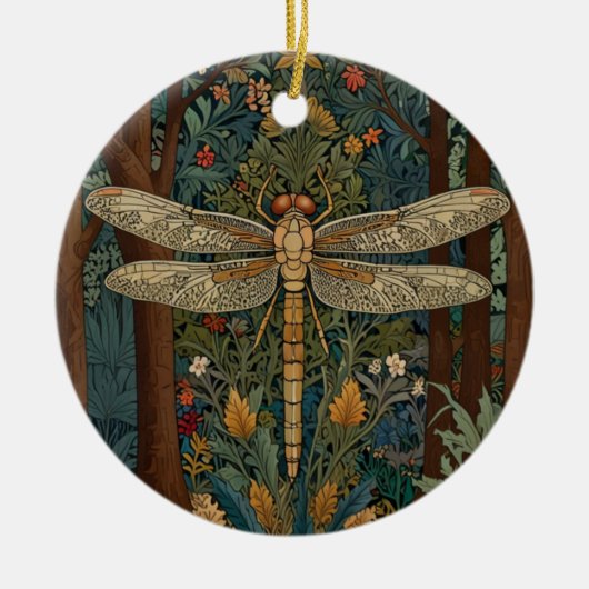  libel ontwerp romantisch boho botanisch keramisch ornament (Voorkant)