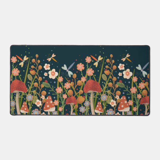  libel paddenstoel breedbloemen bureaumat (Voorkant)