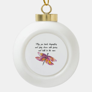 libel shirt Vrouwen & Vrouwen shirt met gezegden Keramische Bal Ornament