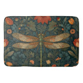  libel sinaasappel bloemengroen boho chic badmat (Voorkant)