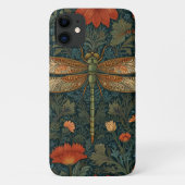 libel sinaasappel bloemengroen boho chic Case-Mate iPhone case (Achterkant)