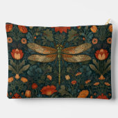  libel sinaasappel bloemengroen boho chic etui (Achterkant)