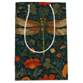  libel sinaasappel bloemengroen boho chic medium cadeauzakje (Voorkant)