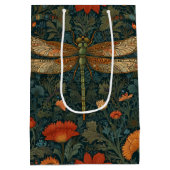  libel sinaasappel bloemengroen boho chic medium cadeauzakje (Achterkant)