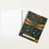 libel sinaasappel bloemengroen boho chic planner (Display)
