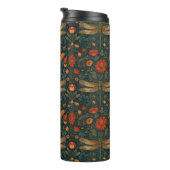  libel sinaasappel bloemengroen boho chic thermosbeker (Geroteerd rechts)