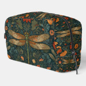  libel sinaasappel bloemengroen boho chic toilettasje (Rechterhoek)