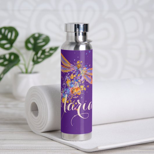 Libel spatten waterfles (Yoga)