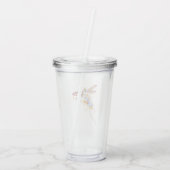 Libel splekken acryl drinkbeker (Achterkant)