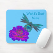 Libel van het Mamma van de wereld de Beste op Muismat (Met muis)