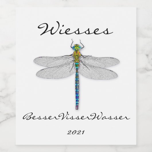 Libel Wijnlabel Sjabloon Wijn Etiket (Enkel label)