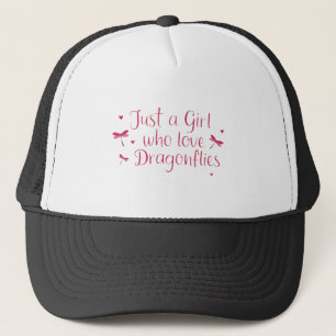 Libelle Alleen Een Meisje Dat Van Libellen Houdt T Trucker Pet