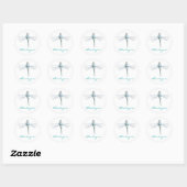 Libelle bedank sticker (Vel)