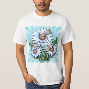 Libelle Blauwe Madeliefjes  T-shirt
