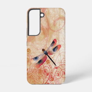 Libelle Bloei Samsung Galaxy Hoesje
