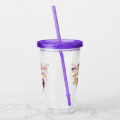 Libelle Bloem Acryl Drinkbeker (Links)