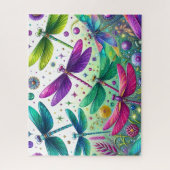 Libelle Bloemrijke Weide Legpuzzel (Verticaal)