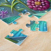 Libelle Bloemrijke Weide Legpuzzel (Zijkant)