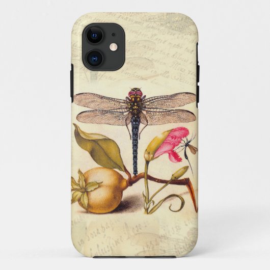 Libelle Botanische Natuur Natuurleven Hoefnagel Ku Case-Mate iPhone Case (Achterkant)