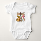 Libelle Botanische Natuur Natuurleven Romper (Voorkant)