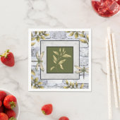 Libelle Botanische Papieren Servet (Insitu)