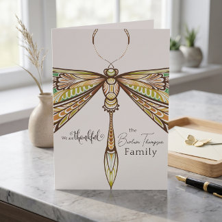 Libelle Dank U Vouwkaart Kaart