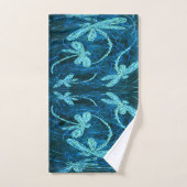 Libelle Dans Blauwe Tango Handdoekenset Bad Handdoek (Handdoek)