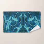 Libelle Dans Blauwe Tango Handdoekenset Bad Handdoek (Handdoek)