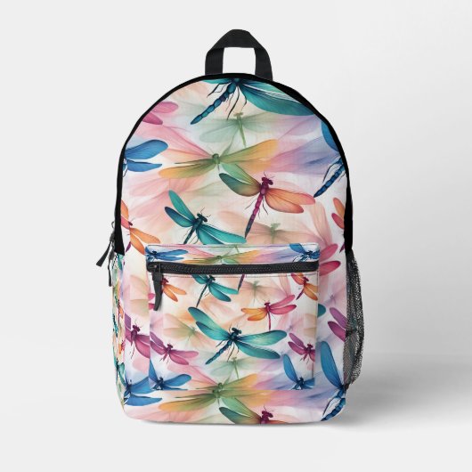 Libelle Dans Print Cut Sew Zak Bedrukte Rugzak (Voorkant)