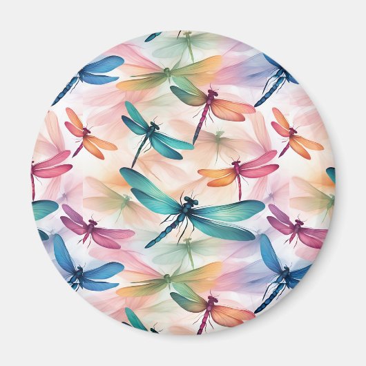 Libelle Dans Print Cut Sew Zak Magneet (Voorkant)
