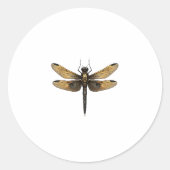 Libelle Dieren Kunst Grafisch Libelle (1) Ronde Sticker (Voorkant)