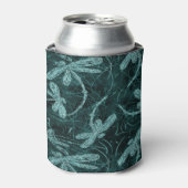 Libelle Disco Middenblauw Blikjeskoeler (Blikje Voorkant)