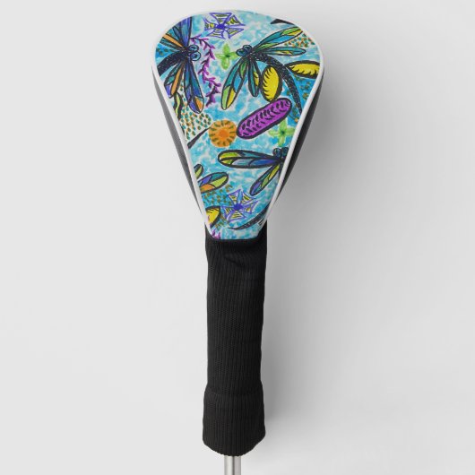 Libelle Fantasie Golfheadcover (Voorkant)