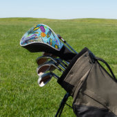 Libelle Fantasie Golfheadcover (Insitu)