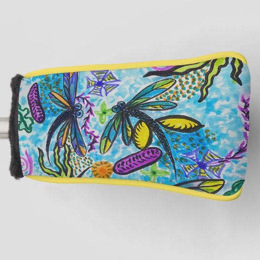 Libelle Fantasie Golfheadcover (Voorkant)