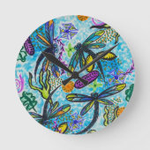 Libelle Fantasie  Ronde Klok (Voorkant)