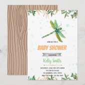 Libelle feest uitnodiging (Voorkant / Achterkant)