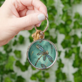 Libelle Flit Myrtle Groen Sleutelhanger (Hand)
