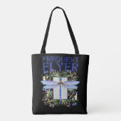 Libelle Frequent Flyer Boodschappentas Tote Bag (Achterkant)